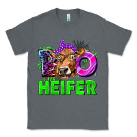 Charcoal Heather Boo Heifer Cow Classic Tee - texasbilliewilder