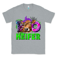 Heather Grey Boo Heifer Cow Classic Tee - texasbilliewilder