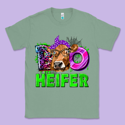 Boo Heifer Cow Classic Tee Designed By Texasbilliewilder