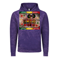 Cloud Purple i am black history Vintage Hoodie - CowGirlArtShop
