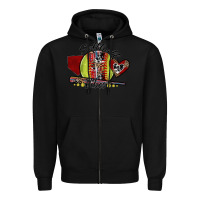 Black softball vibes Zipper Hoodie - SublimationCraftShop