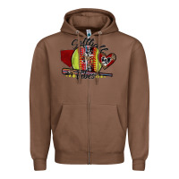 Chestnut softball vibes Zipper Hoodie - SublimationCraftShop