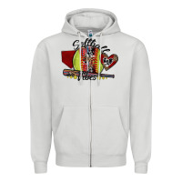 Dove Grey softball vibes Zipper Hoodie - SublimationCraftShop