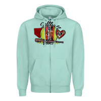 Seafoam softball vibes Zipper Hoodie - SublimationCraftShop