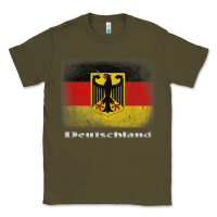 Army Green Germany German Flag Deutschland Souvenir Gift Alemania Classic Tee - minhPixels