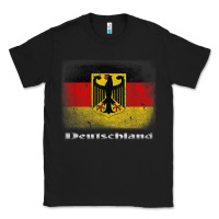 Black Germany German Flag Deutschland Souvenir Gift Alemania Classic Tee - minhPixels