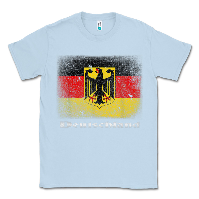 Germany German Flag Deutschland Souvenir Gift Alemania Classic Tee by minhPixels | Teevron
