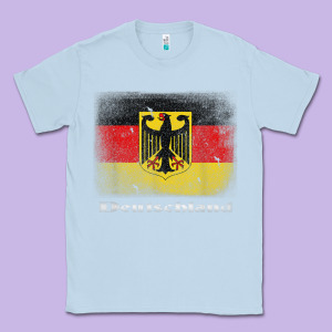 Germany German Flag Deutschland Souvenir Gift Alemania Classic Tee Designed By Minhpixels