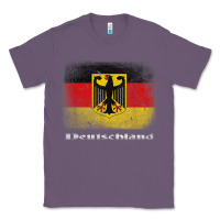 Lavender Germany German Flag Deutschland Souvenir Gift Alemania Classic Tee - minhPixels
