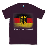 Plum Germany German Flag Deutschland Souvenir Gift Alemania Classic Tee - minhPixels