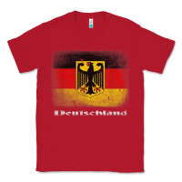 Red Germany German Flag Deutschland Souvenir Gift Alemania Classic Tee - minhPixels