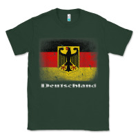Sports Green Germany German Flag Deutschland Souvenir Gift Alemania Classic Tee - minhPixels