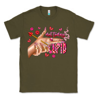 Army Green Not Today Cupid Classic Tee - CowhideDigitalArt