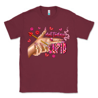 Burgundy Not Today Cupid Classic Tee - CowhideDigitalArt