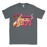 Charcoal Heather Not Today Cupid Classic Tee - CowhideDigitalArt