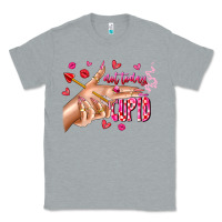 Heather Grey Not Today Cupid Classic Tee - CowhideDigitalArt