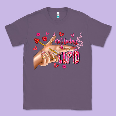 Not Today Cupid Classic Tee Designed By Cowhidedigitalart