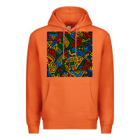 Carrot african geometric seamless pattern Premium Hoodie - BundleAndBundleShop