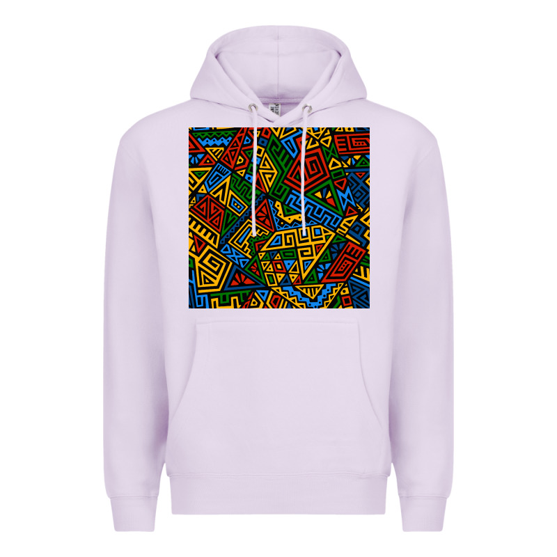 African Geometric Seamless Pattern Premium Hoodie by BundleAndBundleShop | Teevron