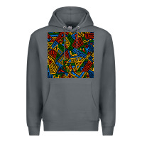 Rock african geometric seamless pattern Premium Hoodie - BundleAndBundleShop