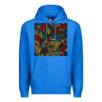 True Royal african geometric seamless pattern Premium Hoodie - BundleAndBundleShop