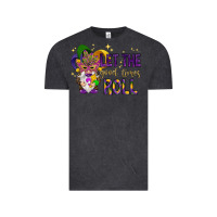 Vintage Black Let the good times roll with gnome Vintage Tee - HowdyJamesFarm