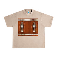 French Oak distressed american football pattern Urban Heavy Tee - TumblerDesignByShophia