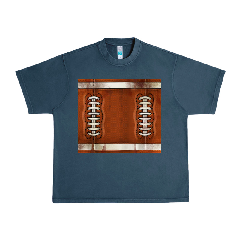 Distressed American Football Pattern Urban Heavy Tee by TumblerDesignByShophia | Teevron