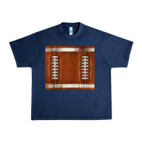Navy distressed american football pattern Urban Heavy Tee - TumblerDesignByShophia