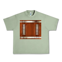 Oil Green distressed american football pattern Urban Heavy Tee - TumblerDesignByShophia