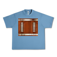 Pebble Blue distressed american football pattern Urban Heavy Tee - TumblerDesignByShophia