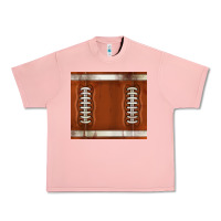 Salmon distressed american football pattern Urban Heavy Tee - TumblerDesignByShophia