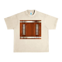 Sandshell distressed american football pattern Urban Heavy Tee - TumblerDesignByShophia