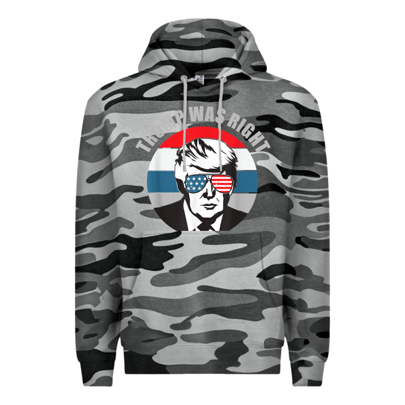Trump Was Right Republican Conservative Political T Shirt Premium Hoodie by minhPixels | Teevron