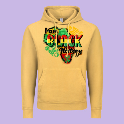 I Am Black History Vintage Hoodie Designed By Cowgirlartshop