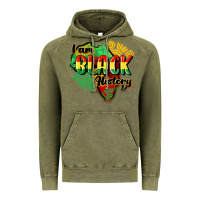 Vintage Olive i am black history Vintage Hoodie - CowGirlArtShop