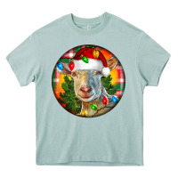 Arona Saanen Goat Christmas Heavy Core Tee - LillyAllenDesigns