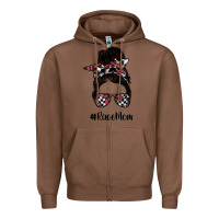 Chestnut race mom Zipper Hoodie - SublimationCraftShop