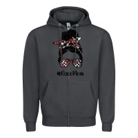 Smoke race mom Zipper Hoodie - SublimationCraftShop