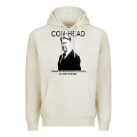 Oatmeal Heather connor, roy was interested in politics Premium Hoodie - minhPixels