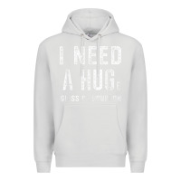 Dove Grey I Need a HUGe Glass of Bourbon T Shirt Bourbon Gifts for Him Premium Hoodie - minhPixels