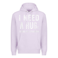 Lilac I Need a HUGe Glass of Bourbon T Shirt Bourbon Gifts for Him Premium Hoodie - minhPixels