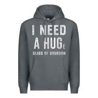 Rock I Need a HUGe Glass of Bourbon T Shirt Bourbon Gifts for Him Premium Hoodie - minhPixels