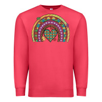 Cardinal autism awareness heart leopard rainbow Premium Sweatshirt - Artiststas