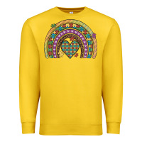 Lemon autism awareness heart leopard rainbow Premium Sweatshirt - Artiststas