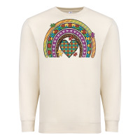 Sandshell autism awareness heart leopard rainbow Premium Sweatshirt - Artiststas
