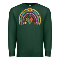 Sports Green autism awareness heart leopard rainbow Premium Sweatshirt - Artiststas