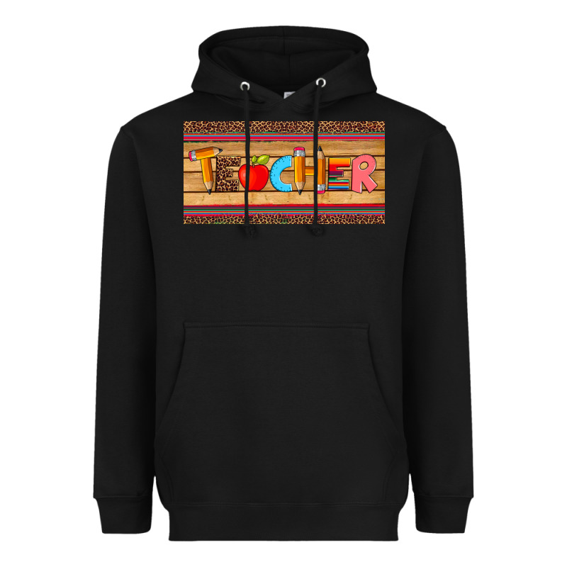 Teacher Pen Apple License Plate Template Heavyweight Hoodie by Artiststas | Teevron