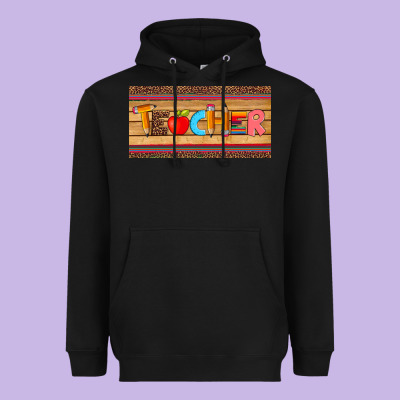 Teacher Pen Apple License Plate Template Heavyweight Hoodie Designed By Artiststas