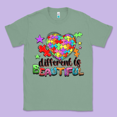 Different Is Beautiful Classic Tee Designed By Nancycooperartshop